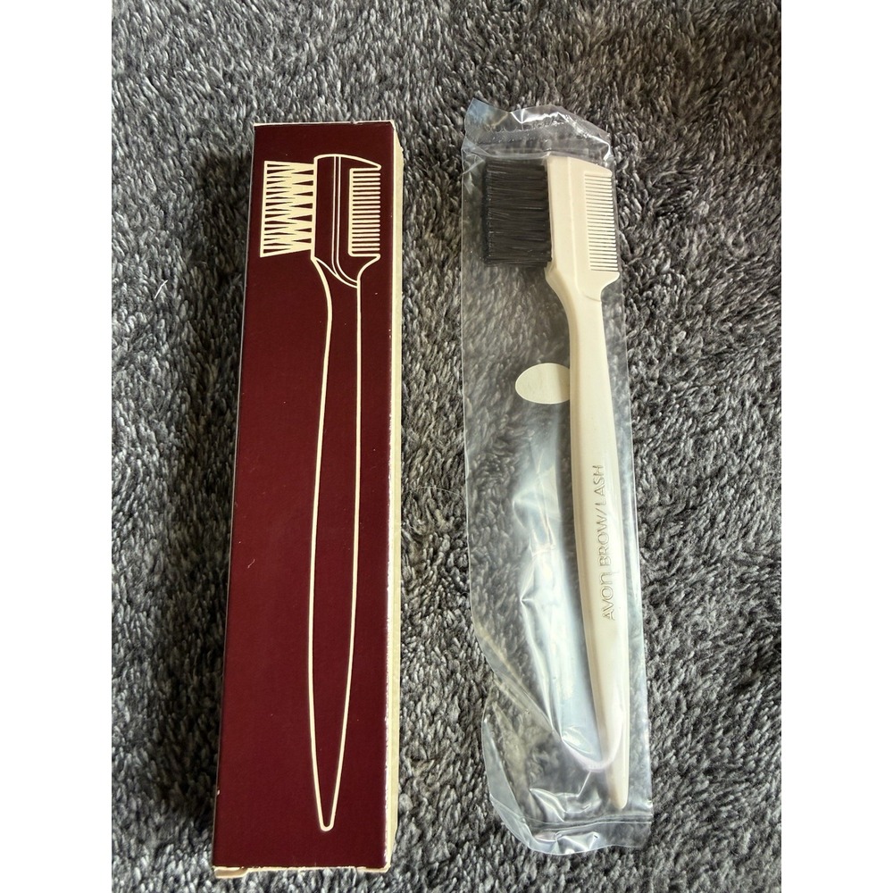 Vintage Avon Professional Brow & Lash Brush Two in One Kit  New NOS Sealed! 1981